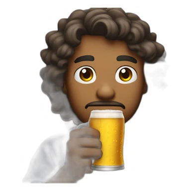 😤 Holding a beer sticker