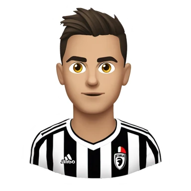 Esultanza di dybala con le sopracciglia in su sticker