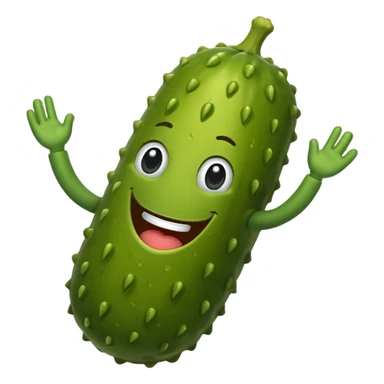 Dancing pickle sticker