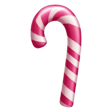 Pink candy cane sticker