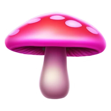 neon pinket pilz sticker