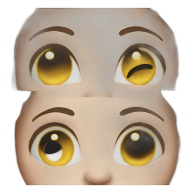 joy emoji but one eye is crying sticker