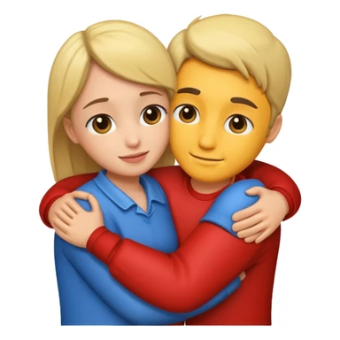 couples hug sticker