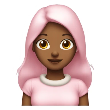 Cute light pink Christmas  sticker