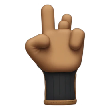 super mario glove finger pointing sticker