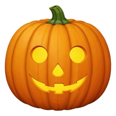 pumpkin that is not a jack o lattern sticker