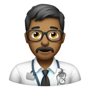 Working from home sick sticker