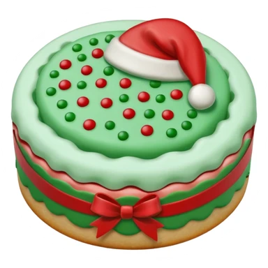 christmas biscuit and cookie round sticker