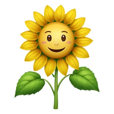 a picture of the sunflower from Plants vs. Zombies sticker