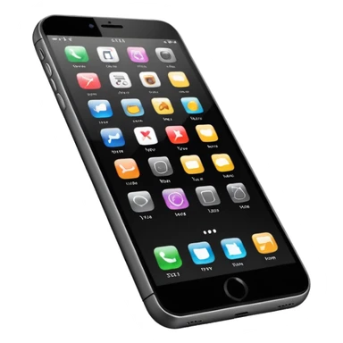 smartphone en estilo minimalista sticker