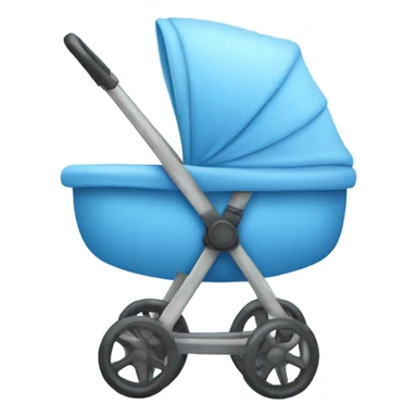 blue stroller sticker