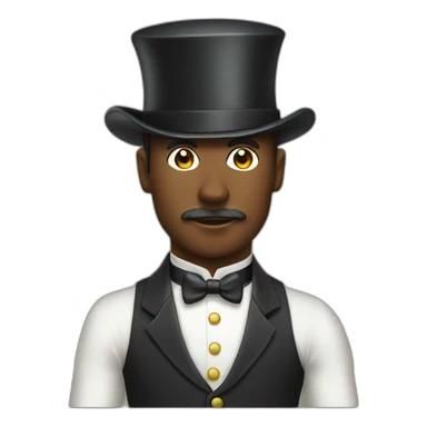 jockey with a monocle sticker