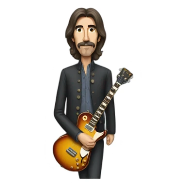 George harrison sticker