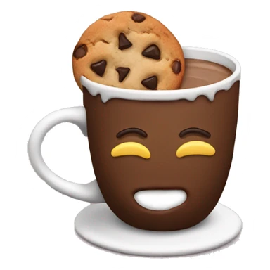 cookies with hot chocolate sticker