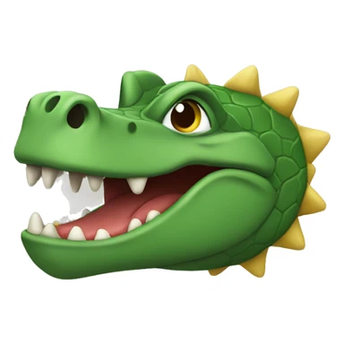 Cocodrilo con flow sticker