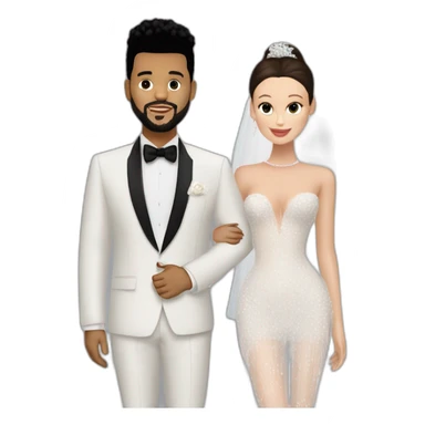 the weeknd marrying bella hadid sticker
