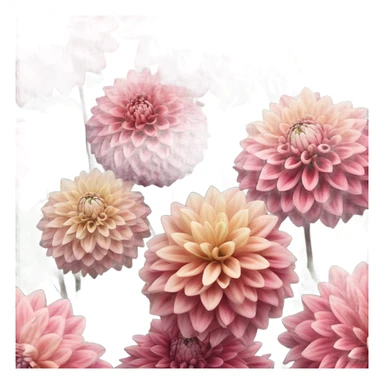Dahlias  sticker