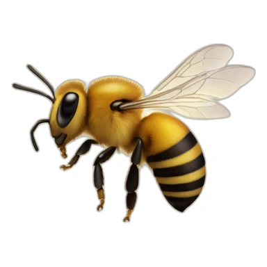honey bee sticker