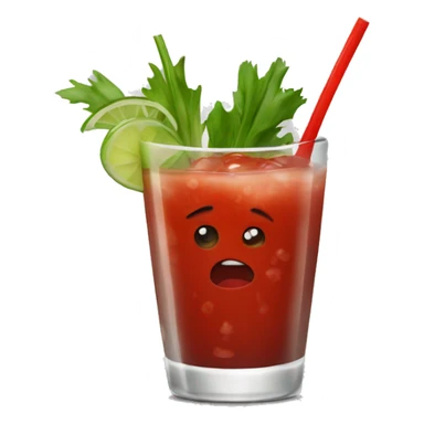 Bloody Mary drink sticker