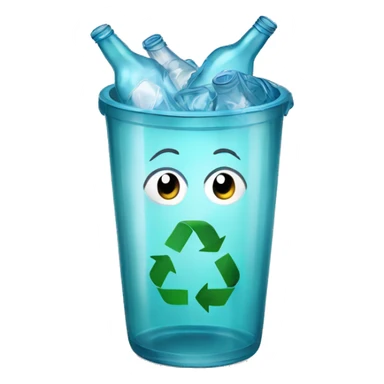 glass recycling sticker