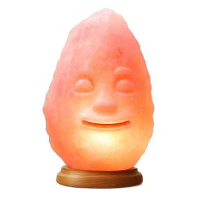 Pink Himalayan salt lamp sticker