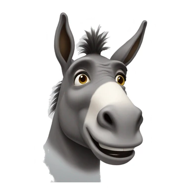 Donkey from Shrek sticker