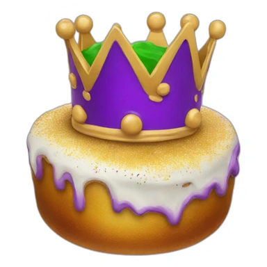 king cake sticker