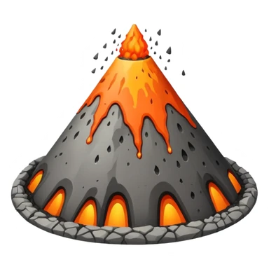 neutral Volcano sticker