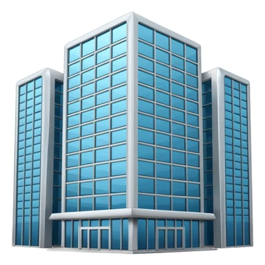 very big office building sticker