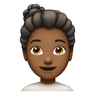 Positive girl for new year sticker