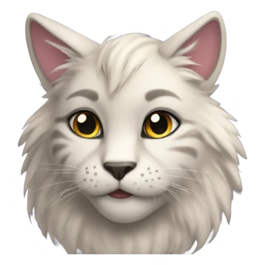 Furry anthro feline  sticker