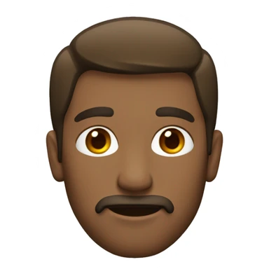 Hombre pelo castaño claro, corto sticker