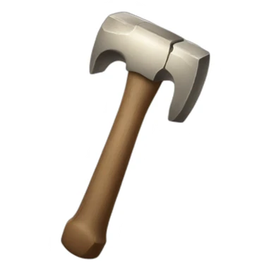 hammer made of bones sticker