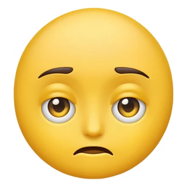 A emoji making side eye sticker