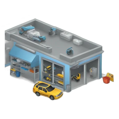 car repair shop sticker