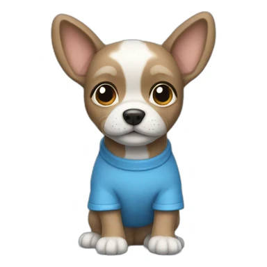 Little blue Doggy sticker