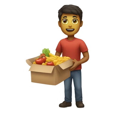 Giving food to a begger sticker