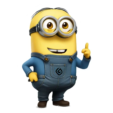 minion celebrating birthday sticker