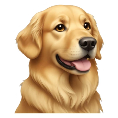 Golden retriver sticker