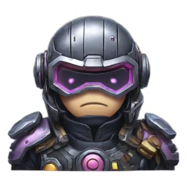 kirby cyberpunk sticker
