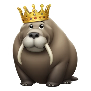 King walrus  sticker