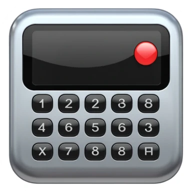 pin pad with a small black screen sticker