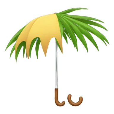 umbrella like palm sticker