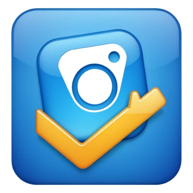 Instagram Blue Tik sticker