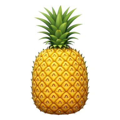 Upside down pineapple sticker