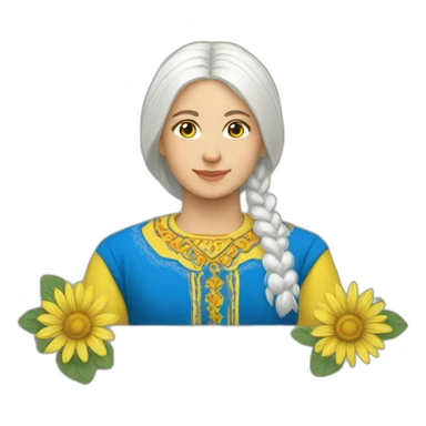 ukrainian vyshyvanka sticker