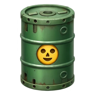 green military mine sticker