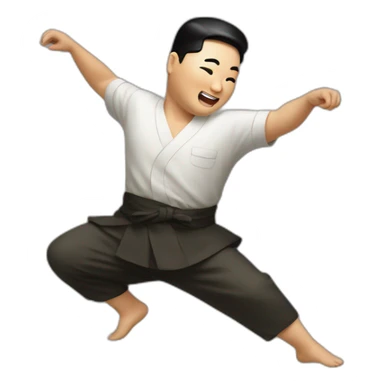 kim Jung hum dancing sticker