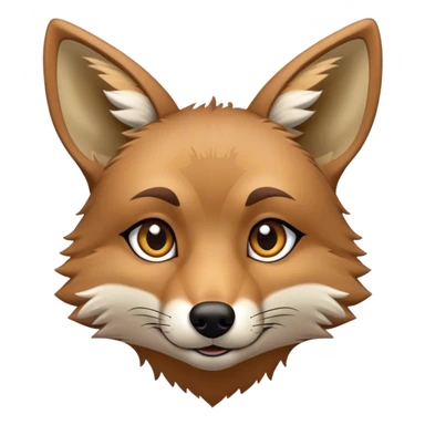 Starry-eyed Coyote  sticker