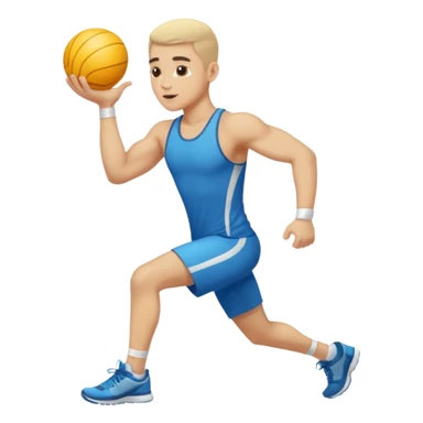 ligth man exercising sticker